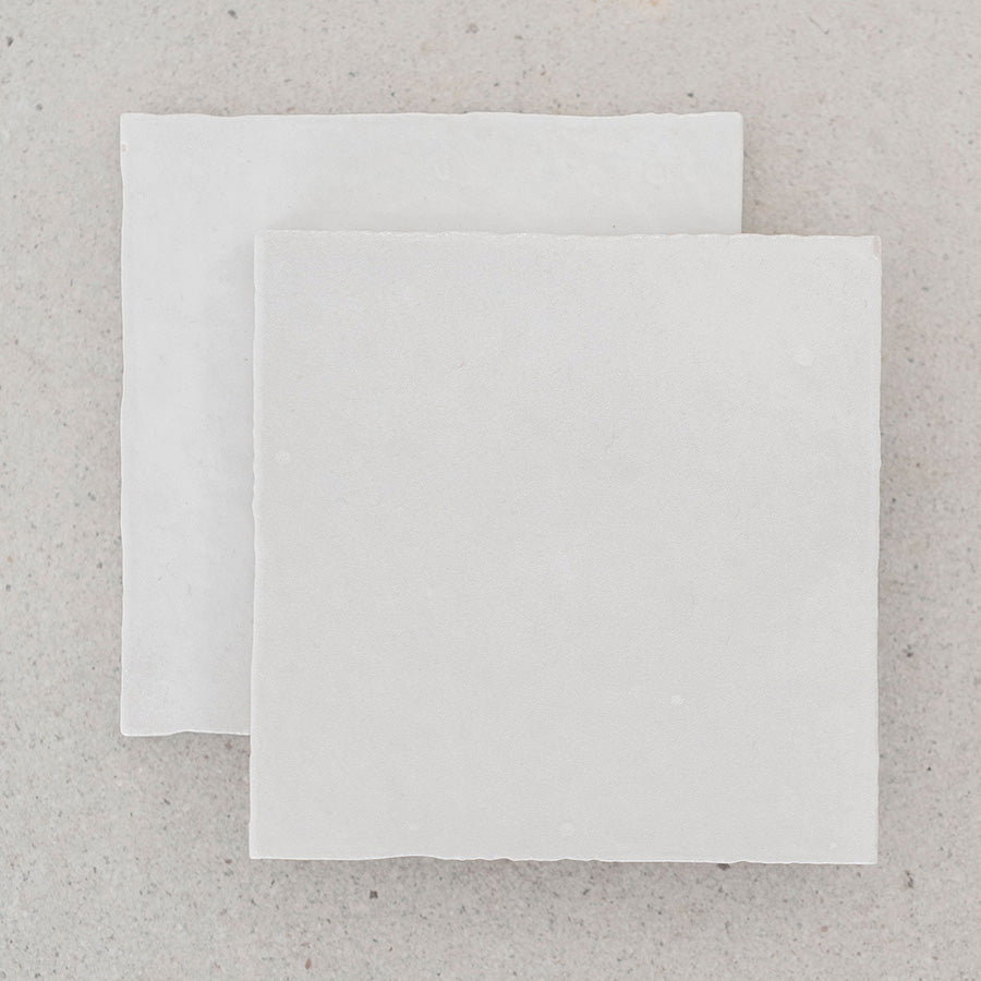 Handmade Off White 150x150 Tile