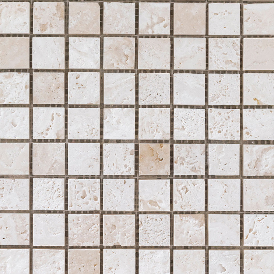 Sand Travertine Mosaic Tile Sheet
