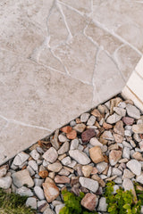 Crazy Pave - Almond Travertine