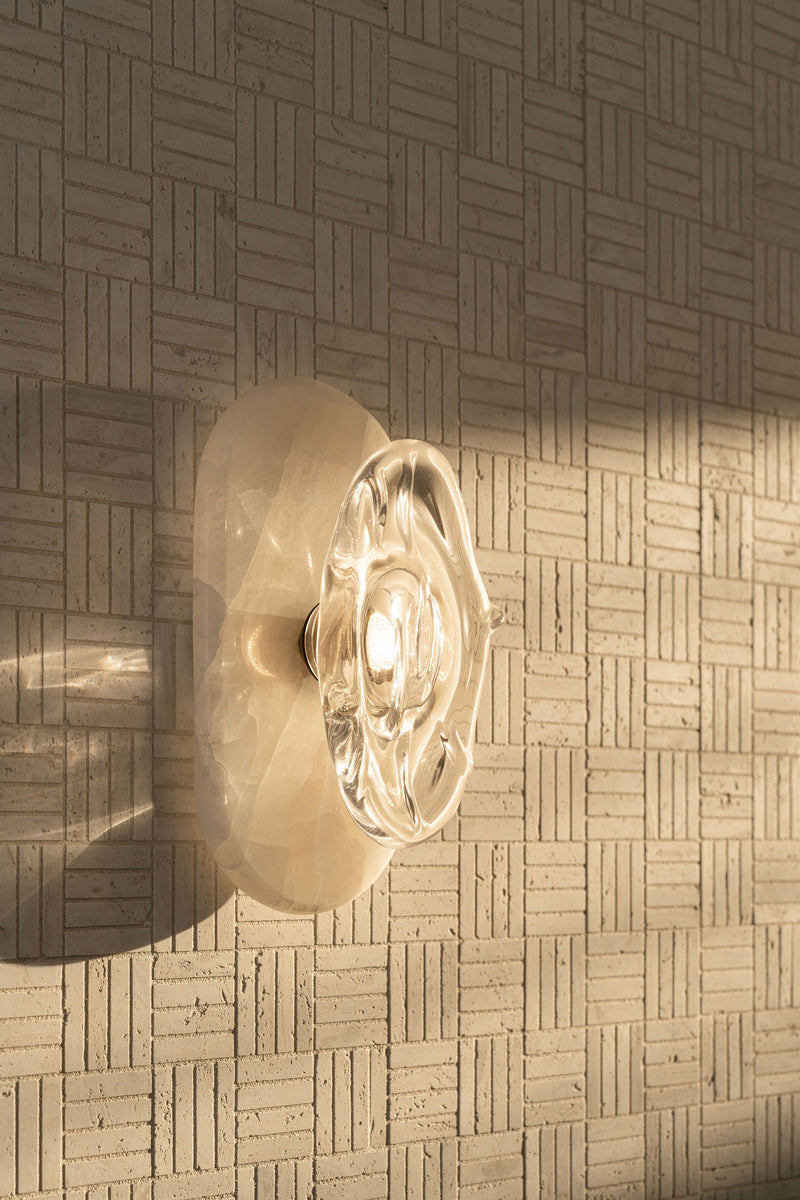 SUPERWHITE TRAVERTINE JAPANESE FINGER MOSAIC