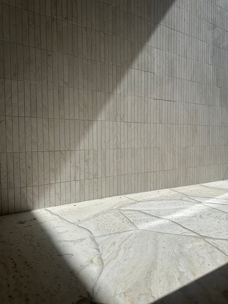 SUPERWHITE TRAVERTINE COLLECTION